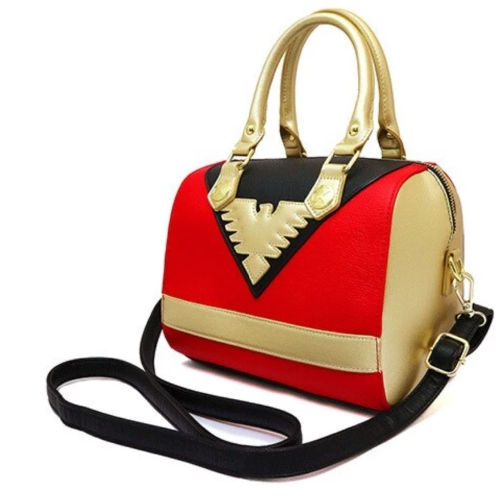 Loungefly marvel dark Phoenix, Red and Gold Satchel